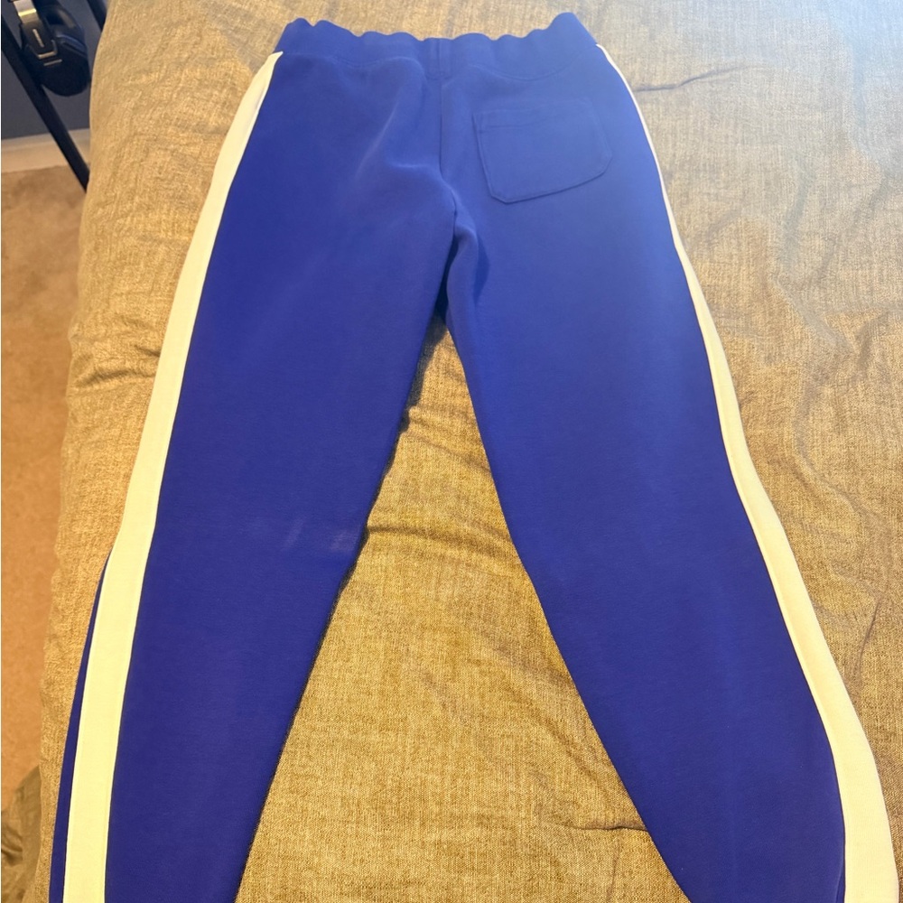 Polo Ralph Lauren Kids Royal Blue Joggers with Cream Stripes